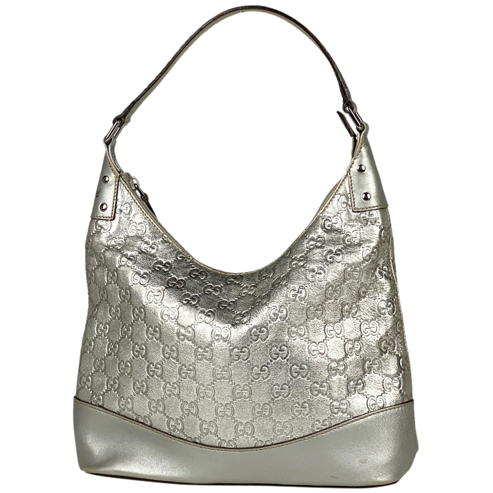 Gucci Shoulder Silver Shoulder Pattern Leather Ba… - image 2